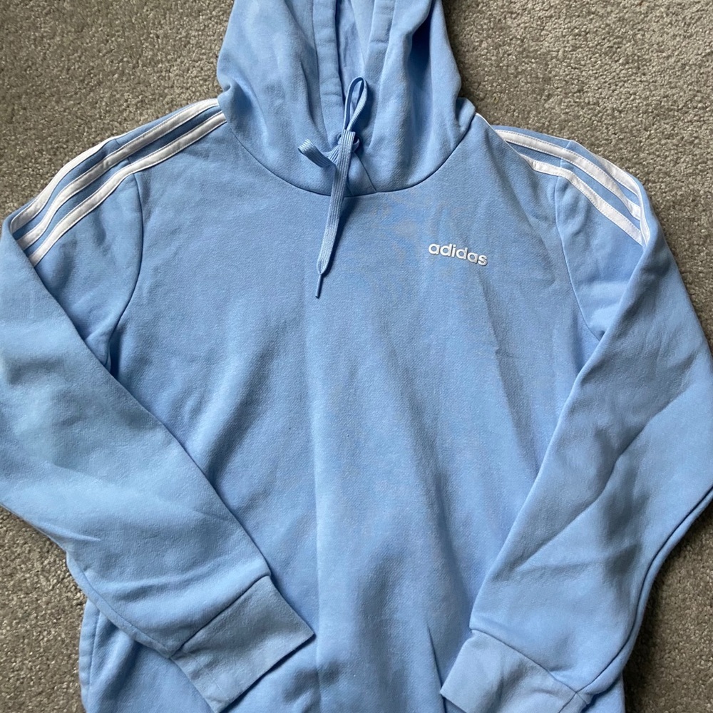 Women’s adidas hoodie baby blue